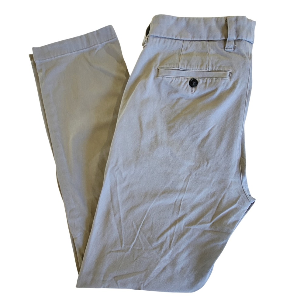 Hawker Rye Chino Pants Mens‎ 34x32 Grey Slim Fit Stretch Cotton Twill Trousers